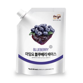 아임요 블루베리 베이스 스무디용 잼, 1kg, 6개