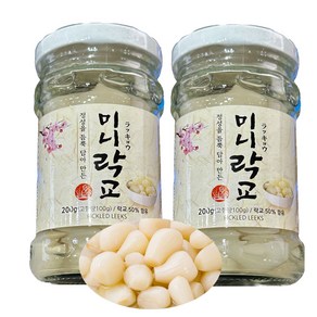 회 친구!! 가정용 정성을 듬뿍 담아 만든 미니락교400g, 400g, 1개