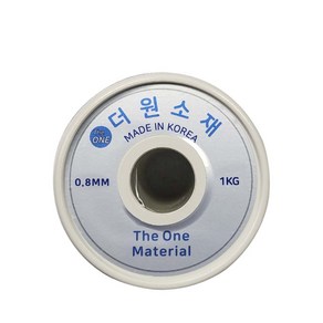 더원소재 RS60-0.8MM 일반실납 유연실납 와이어납 1KG, 1개