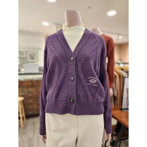 BCBG [올앤선드리] 아가일 케이블V넥 C/D _ A3W9K202 63 [D/PURPLE]