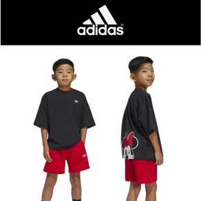 [브랜드정품/빠른출고] 아디다스 adidas 키즈 상하복 2종 디즈니 쇼츠 티 세트 스포츠 반팔 반바지 아동 어린이 스포츠 조카 선물 티셔츠