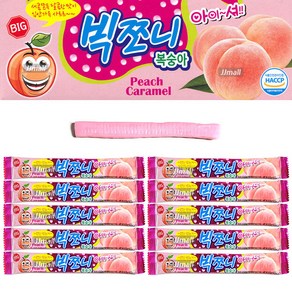 빅쪼니 복숭아맛, 15g, 10개, 10개