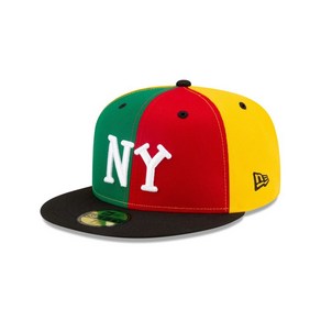 [해외] 1023102 뉴에라 모자 MLB Just Caps Nego League New Yok Black Yankees 59FIFTY Hat