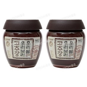 노브랜드 우리쌀 우리보리 고추장 1kg, 2개