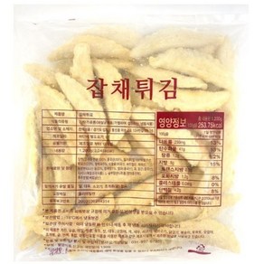 만복식품 옛날야끼 잡채튀김 분식 떡볶이/야끼만두 1.2kg, 3개