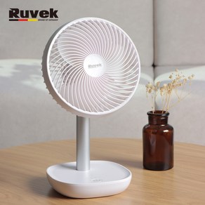 RU-2400W/루베크/6인치/충전식데스크팬/미니선풍기/저소음BLDC모터/탁상용선풍기/무선선풍기