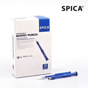 없음 [SPICA] 일회용 바이옵시 펀치 (20개입) - 피부과용 BIOPSY PUNCHES, 20개, 1.5mm