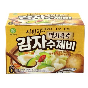 이가자연면 감자수제비, 1104g, 1개