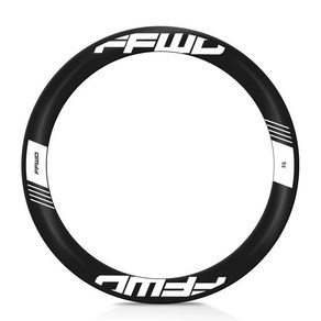FFWD F6R 휠 세트 스티커 전진 도로 자전거 림 데 사이클 액세서리, [01] gloss white, 1개