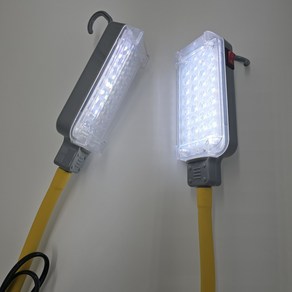 멀티랜드 LED 자석자바라 작업등 아주밝은 유선조명 작업등, 노랑색, 1개