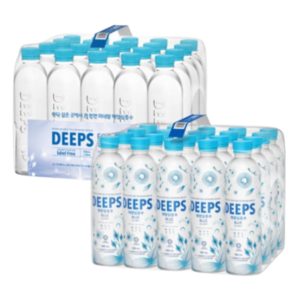 Deeps 블루 먹는해양심층수, 500ml, 40개