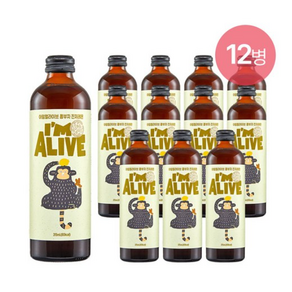 아임얼라이브 유기농 콤부차 315ml, 12개