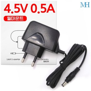 명호전자 DC 4.5V 0.5A 어댑터 벽걸이형