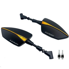 [호환] YAMAHA NMAX125 NMAX 125 150 155 160 8/10mm 오토바이 액세서리 사이드 미러 부품, 08 Gold