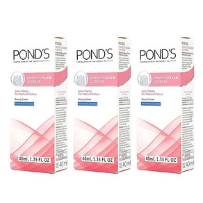 Pond's Pefect Colo 뷰티 크림 자국 방지 크림 및 모이스처라이저 일반 피부부터 건조한 피부까지 각 30ml(1.35온스) 3팩, 1.35 Fl Oz (Pack of 3), 1개, 40ml