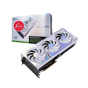 COLORFUL iGame 지포스 RTX 4070 Ti SUPER ULTRA OC D6X 16GB White 피씨디렉트, 단일제품