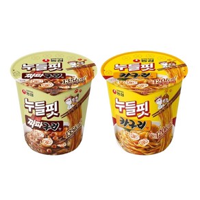 [한번에먹자쇼핑몰]농심 누들핏 카구리맛 40.5g 2개 + 누들핏 짜파구리맛 41.5g 2개 총 4개입, 1개