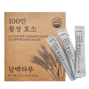 담백하루 100만 활성효소 30포, 1개, 105g