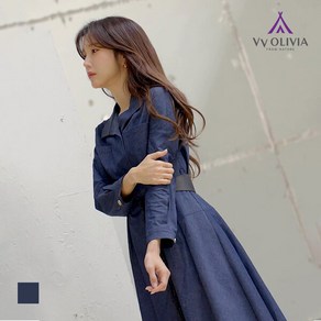 올리비아로렌 HC04 핏앤 플레어 롱 원피스 VVPOA3M3181