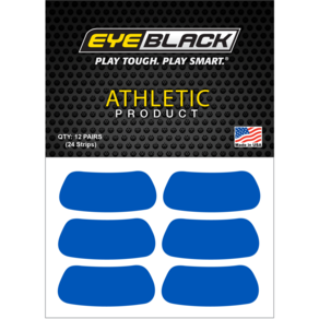 EYEBLACK 블루 컬러 아이블랙 12 pair (24개) blue 아이패치 스티커