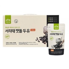 오하루 두유 서리태 맷돌 콩물 검은콩 20팩 1021589, 180ml