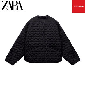 ZARA 자라 경량 깔깔이 하트 패딩 점퍼 자켓