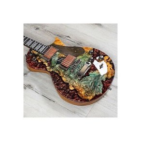 ESP 기타 Eclipse Guitar Exhibition Limited Original Series Ebony Buckeye Burl