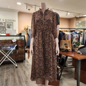 BCBG [올앤선드리] 페이즐리 OP 원피스 _ A4F7O671 74 [BROWN]