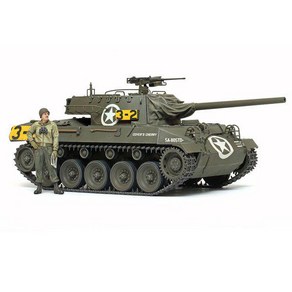 TAMIYA 타미야 35376 밀리터리 미니어처 시리즈 No.3761/35 미국 구축 전차 M18 헬캣 [조립식 플라스틱 모델], 단일, 1개