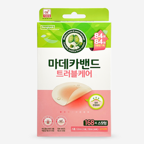 동국제약 마데카밴드 트러블케어 스팟패치 12mm x 72p + 10mm x 96p, 168개입, 1개