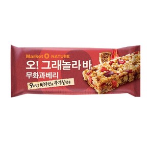 마켓오 오그래놀라바 무화과베리 35g, 12개