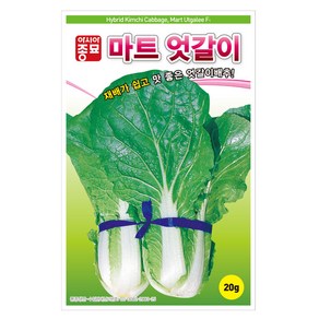 배추씨앗 마트엇갈이 20g 엇갈이 배추 씨 씨앗 종자 아시아종묘, 1개