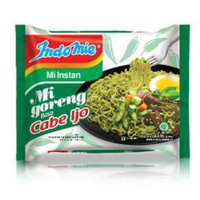 인도미볶음면 미고랭 그린 칠리 85g x 5봉입Indomie Mi Goreng Perisa Cili Hijau