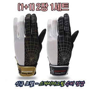 스파이더 그립 SPIDERGRIP 수비수장갑 (2장세트), 실버+골드, 1개