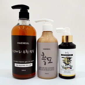 도꼬마리 유황 샴푸 500ml / 탈모에 좋은 약재샴푸 / 무실리콘 두피클리닉, 1개