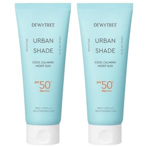 듀이트리 어반 쉐이드 쿨 카밍 수분 선크림 SPF50+ PA++++, 150ml, 2개