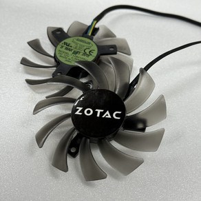 ZOTAC 그래픽카드 쿨러 T128010SU 12V 0.35A, 1개