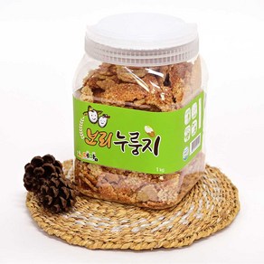 더맘 보리 누룽지 끓여먹는 옛날 누룽지탕 숭늉 식사대용, 1kg, 1개