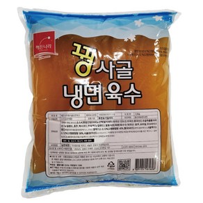 해든나라 꿩사골육수 냉면육수 3.5kg 3봉 업소용 아이스박스포장, 3개