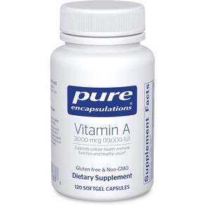 퓨어인캡슐레이션 미타민A Pure Encapsulations Vitamin A 3 000mg(10 000 IU)