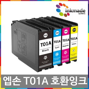 엡손 T01A 호환잉크 WF-C8690 T01A170 T01A270 T01A370 T01A470, 2.파랑호환잉크, 1개