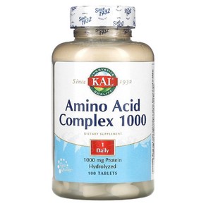 칼 아미노애시드 아미노산 컴플렉스 1000mg 100정 단백질 AminoAcid, 1개