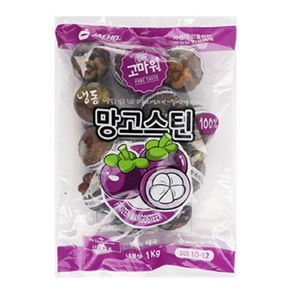 냉동 망고스틴 1kg 12-14과, 1kg(12-14과), 3개