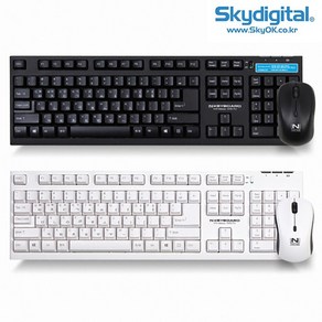 스카이디지탈 NKEYBOARD W570 무선 합본 (화이트)