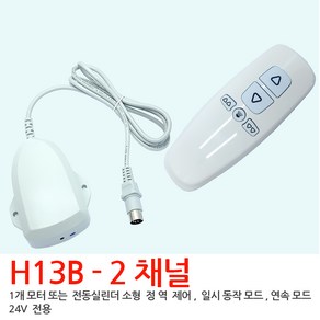 전동실린더 원거리 제어 정역제어 2채널 무선컨트롤러, H13B- 24볼트 2채널 정역제어용, 1세트