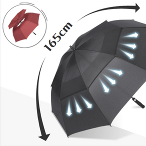 초대형 우산 튼튼한 방풍 자동 장우산