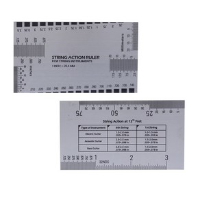 메탈 기타 스트링 높이 측정자, 1개