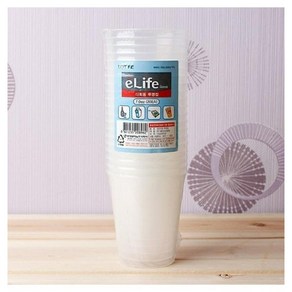 트리 롯데 다회용 투명 플라스틱컵 190ml, 10개, 6개