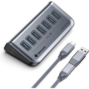 요타마스터 USB 3.2 유형 C 허브 4/7 소켓 10Gbps 소켓 도킹 스테이션 스플리터 익스텐션 어댑터, Type D-10Gbps, 1개