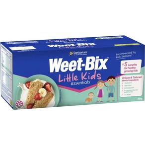 새니테리엄 위트 빅스 리틀 키즈 에센셜 브랙퍼스트 시리얼 Sanitaium Weet bix Little Kids Essentials Beakfast Ceeal, 400g, 1개